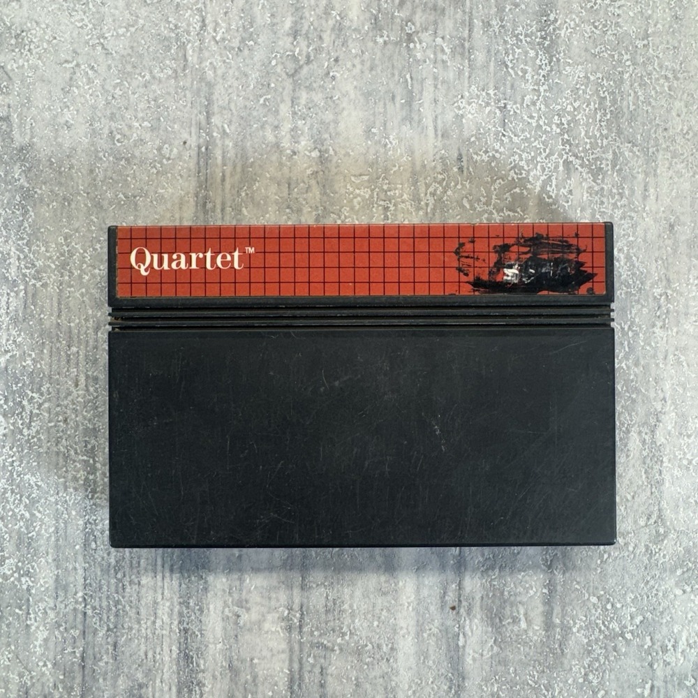 Quartet Sega Master System Cartridge Only Authentic , Tested✅